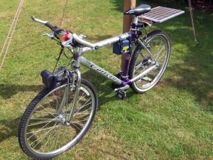 Novel, solar bicycle, air pollution, India