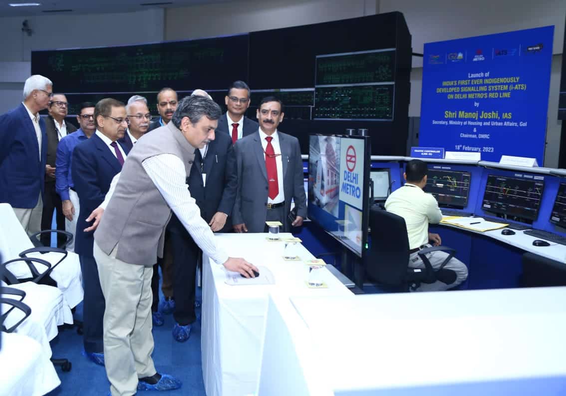 i-ATS: India's First Home-Made Signalling System Launched by Delhi Metro