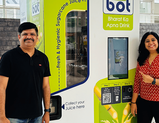 Milind and Kirti Datar, Founders, CaneBOT