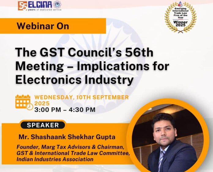 The webinar banner (source: ELCINA)