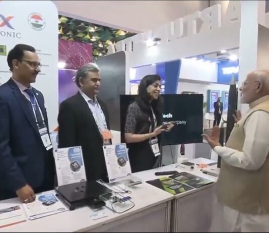 PM Narendra Modi encourages startups on Day 2 of SEMICON India 2025