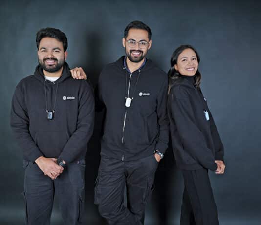 (L to R) Siddharth Goel, Co-Founder, B.Tech, IIT Kanpur, looks after all production, manufacturing, and new product development; Anmay Shahlot, Co-Founder, MBA, IIM Indore, looks after sales, marketing and growth; Aditi Agrawal, Co-Founder, B.Arch, OP Jindal School, looks after operations and design