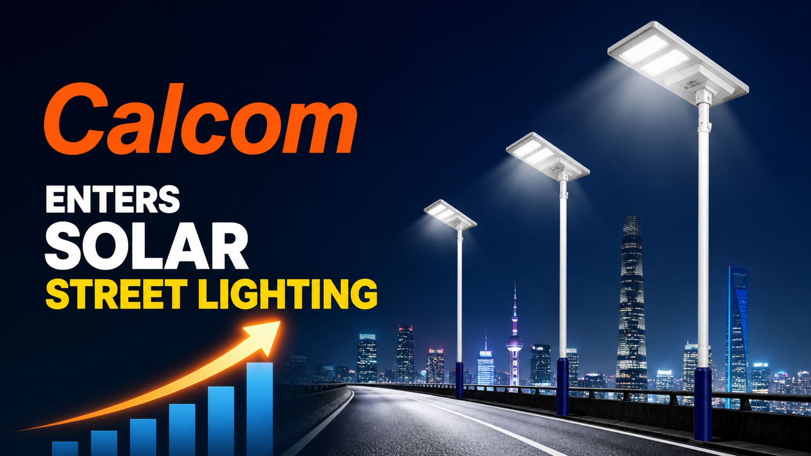 Calcom Vision Enters Solar Street Lighting, Eyes ₹1B By FY30