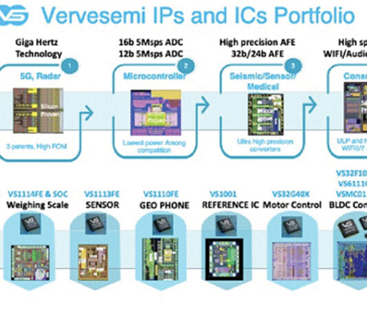 Vervesemi IPs and ICs portfolio