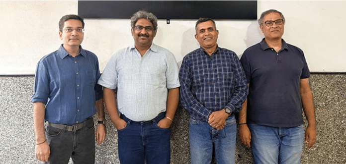 (L to R) C2i Semiconductors Founders—Vikram Gakhar, Founder & Director, Mixed Signal; Preetam Tadeparthy, Founder, CTO, VP, Engineering; Ram Anant, Founder & CEO; B.S. Dattatreya, Founder & Director, Power